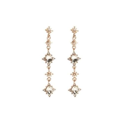 2021 fashion new long six awn star Earrings Korean style sweet high quality Earrings