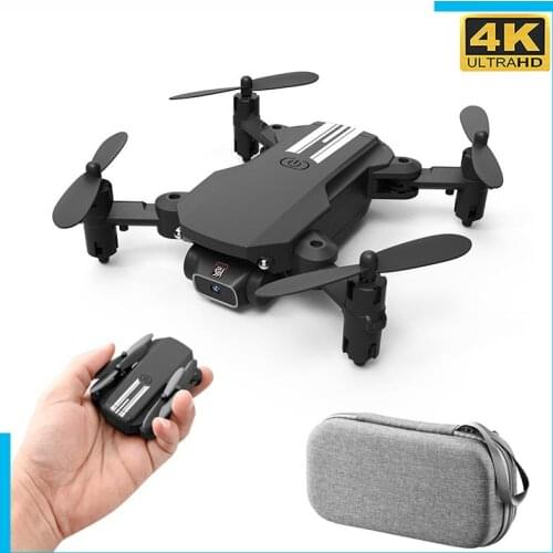 2021 New Mini Drone 4K HD Camera WiFi Fpv Air Pressure Altitude Hold Black And Gray Foldable Quadcopter RC Dron Toy