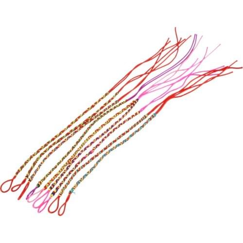 9pcs Bracelets Brazilian Wire Braid Handmade Ethnic Multicolored # 4