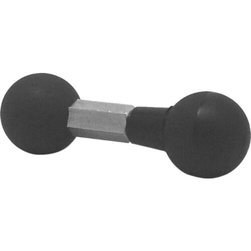 79MM RAM-B-230 Double Dual Head Ball Mount Adapter for Gopro Action Camera Smartphone GPS Bracket Converter Accessories