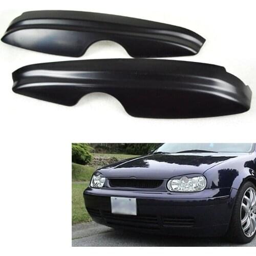 AU04 -Car Headlight head light lamp Eyebrow Sticker Decoration Cover Trim for Golf 4 MK4 IV 1999-2004