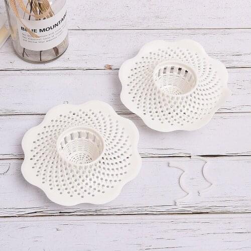 Drain Hair Stopper Cover Filter Sink Strainer Pvc Bath Kitchen Shower Use Hair Stoppers Catchers Cleaning Supplies Floor Cover