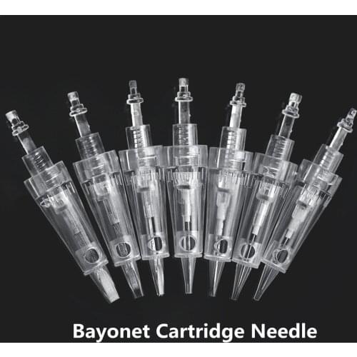 Hot Bayonet Cartridge Needles 1R 3R 5R 5F 7F Permanent Makeup Tattoo Needle For Semi Microblading Makeup Eyebrow/Lips/Eyeliner