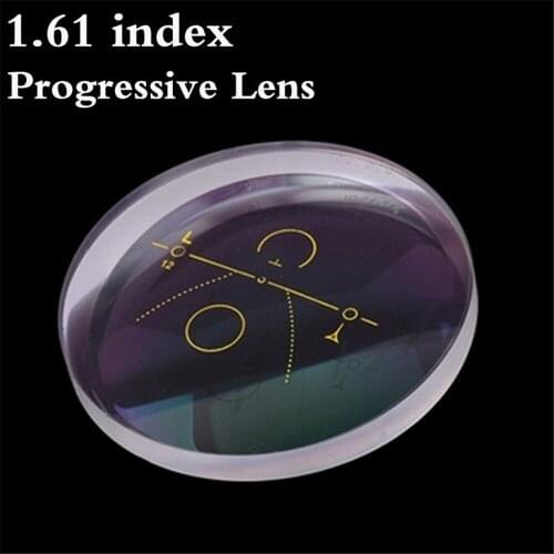 1.61 Index Aspheric Optical Lens Multi-focal Progressive for RX Reading See Near Far Prescription Myopia Glasses Lens