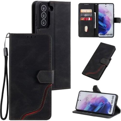Flip Wallet Leather Case For Samsung S21 Ultra S20 S10 S9 S8 S7 Note 20 10+ 9 8 Stand Card Slots Cover For Galaxy Note 20 Plus