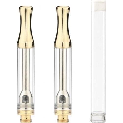 2pcs LTQ Vapor Refillable Oil Cartridge Ceramic Coil 1mL Leak-proof Glass Tank For 510 Thread Battery