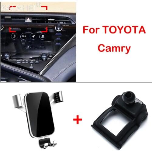 Mobile Phone Holder For Toyota Camry 2018 2019 GPS Car Auto Dashboard Mount Phone Holder Clip Accessories