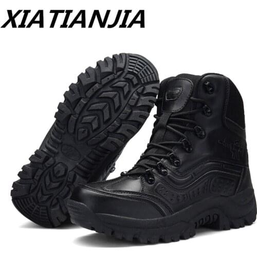 Men Shoes Tactical Boots Commando Combat Light Breathable Military Masculine Boots Desert Outdoor Botas Zapatos De Hombre