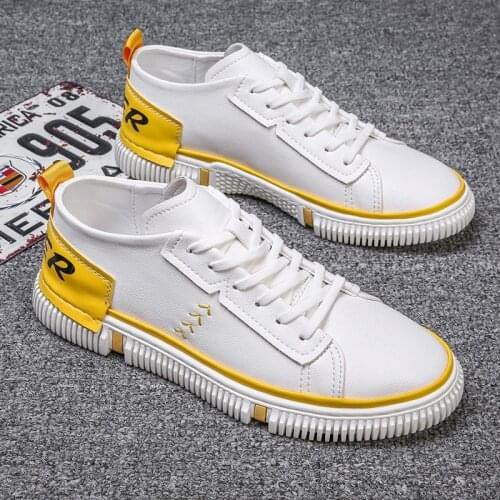 Mens casual shoes white shoes sneakers mens casual shoes fashion personality