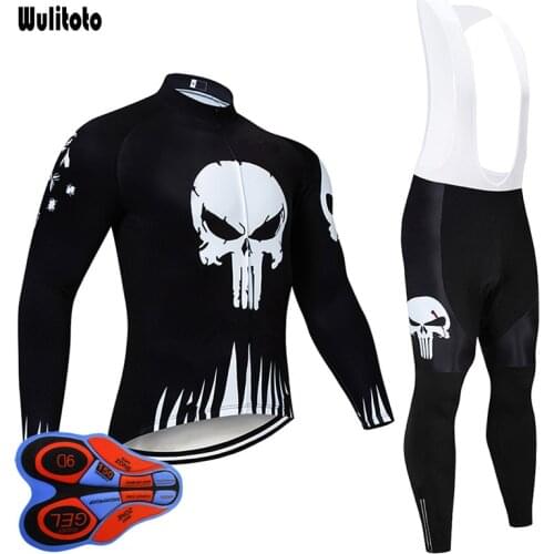 Mens mountain bike long sleeve suit, breathable mountain biking clothin