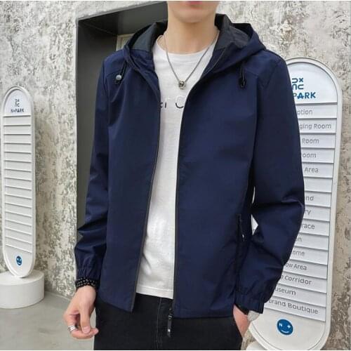 2021 new Spring Bomber Zipper Jacket Male Casual Streetwear Outwear windbreaker