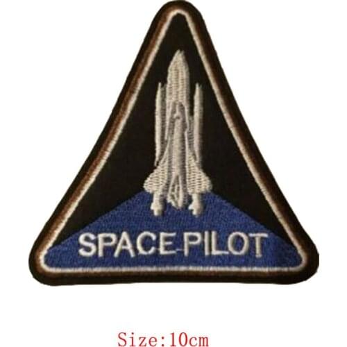 Creative embroidery patch clothing holes accessories cloth paste astronaut rocket star aircraft spot