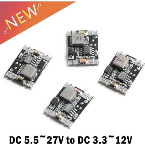 DC 5.5~27V to 3.3/5/12V MP1584 DC-DC Buck Converter Power Supply Module Mini Step-down Regulator Module for Smart Car / Airplane