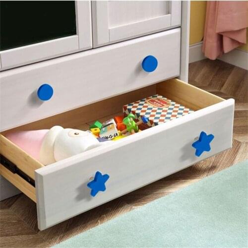 Children Room Knobs and Handles Moon Cartoon Furniture Handles Plastic Star Cloud Door Knob Kids Drawer Cabinet Pulls