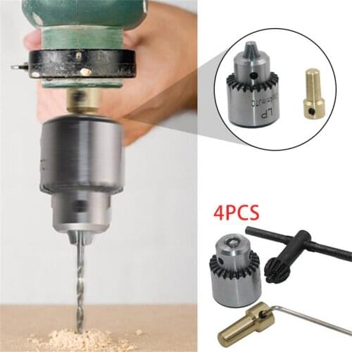 Drill Chuck Wrench Drill Chuck Miniature Mini Three-jaw 0.3--4mm Miniature Motor Drill Chuck Set Liquidificador Micro Retifica