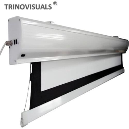 T2JPV,Aspect Ratio 4:3 Tab-tension Deluxe Projection Screens 4K With Tubular Motor and Remote Control Projector Screen