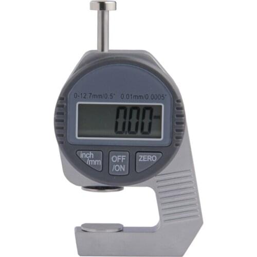Digital thickness gauge 0-12.7mm/ 0.01 mm/inch electronic thickness gauge measuring tool