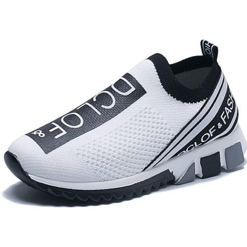 Socks shoes large size womens shoes ins super fire 2021 new summer Korean version of the net red elastic sports shoes