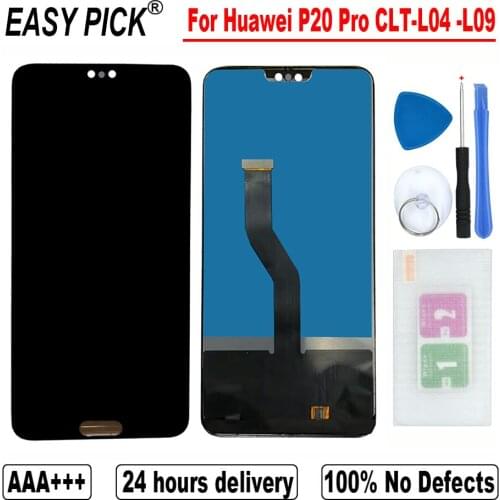 For Huawei P20 Pro CLT-L09 L29 AL00 AL01 LCD Display Touch Screen Digitizer Assembly