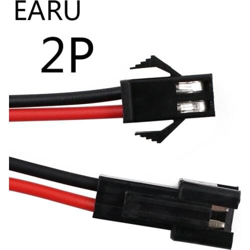 10Pairs 15cm JST SM 2P 2Pin Plug Socket Male to Female Wire Connector LED Strips Lamp Driver Connectors Quick Adapter