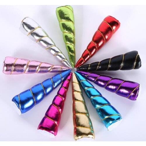 10 Pcs/Lot Unicorn Horn Headwear Accessory Easter Bonus Party Headbands Accessories Horse Decoration