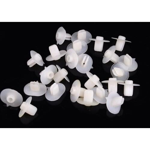 25Pcs Car Nylon Bumper Grommet Nut Clip Retainer 71144SR3A00 Fit for Honda Civic Accord CR-V Acura