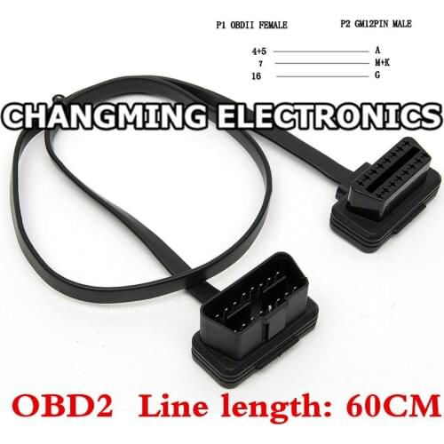 Vehicle fault detector OBD2 extension line Car computer extension line conversion plug male to female (Free Shipping)5PCS