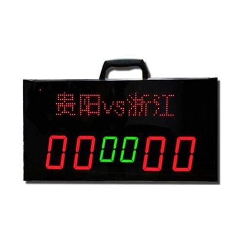 Customized Wireless Basketball Game Electronic Scoreboard Scorer Timer Basketball 24 Seconds Countdown Led Linkage