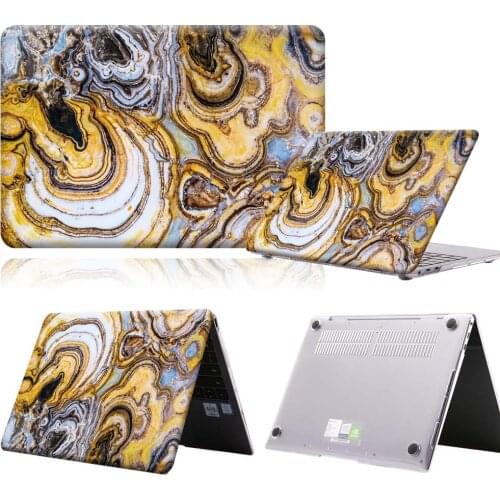 Amber Marble Pattern Fasion Laptop Case For MateBook 13/13 AMD Ryzen/14/D14/D15/X 2020/X Pro/Pro 16.1/Honor MagicBook 14/15