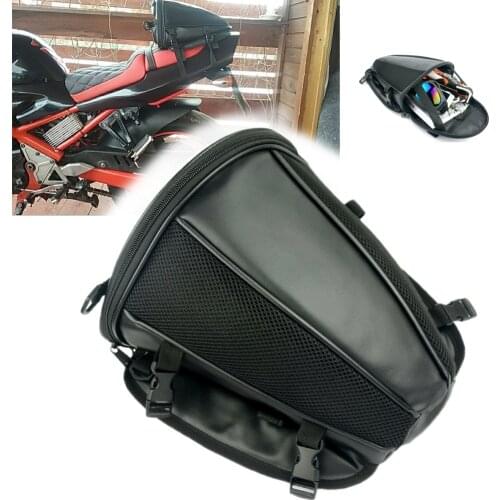 Motorcycle Tail Bag Motorbike Seat Back Bag Saddle Bag Rear Seat Package custom made Motorbike Travel Saddle Tail Handbag