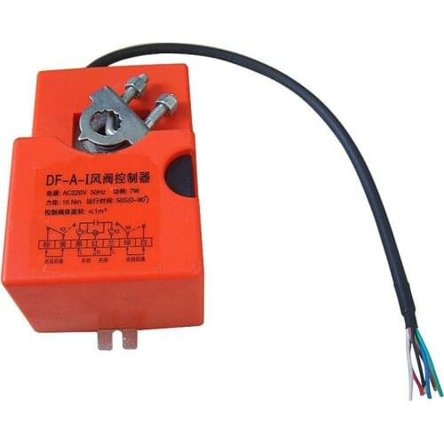 Motorized air damper Valve Air damper drive Air volume control valve Electric Actuator Controller with Regulator DC24V AC220V