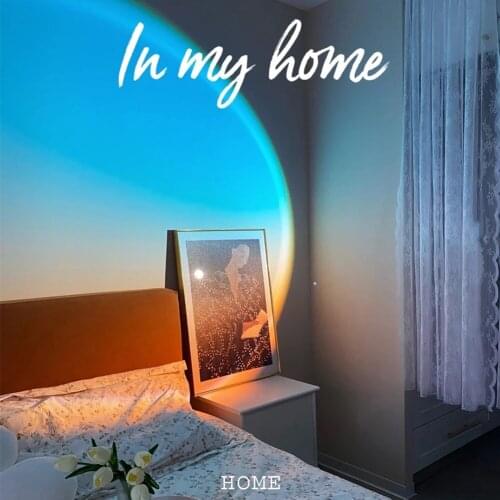 USB Sunset Projection Nightlights LED Breaking Dawn Coastline Beach Lamp Home Bedroom Wall Atmosphere Decoration Lighting Lamp