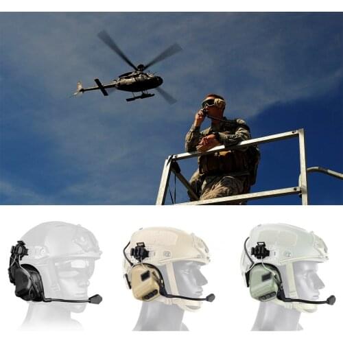 2021 NEW Tactical Headset Helmet-Type Game Headphone Fifth Generation Chip Headset Removable Design For Hunting Tactical Games