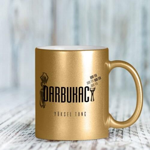 Personalized Professional Darbukacı Gilded Mug Cup