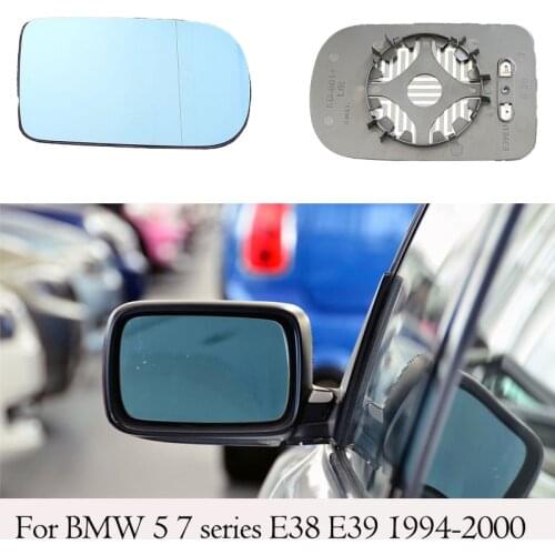For BMW 5 7 series rearview mirror heated glass E38 E39 728i 730d 730i 735i 740i 740d 750i 520i 525i 528i 530d 530i 1995-2003