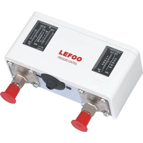LEFOO refrigeration system dual pressure switch high and low pressure protection switch refrigeration unit pressure controller