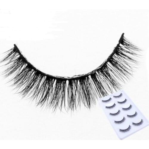 250 pairs/50box 100% Real Mink Fake Eyelashes 3D Natural False Eyelashes 3d Mink Lashes Soft Eyelash Extension Makeup Kit Cilios