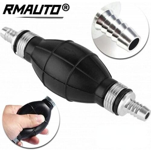 6mm/8mm/10mm/12mm Hand Fuel Pump Primer Diesel Petrol Gas Priming Non Return Oil Transfer for Car Boat Marine Outboard