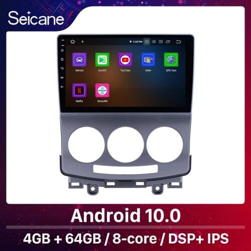 Seicane Android 10.0 Car Radio GPS Navigation Multimedia Stereo Headunit For 2005-2010 Old Mazda 5 Auto Video DVD Player DSP