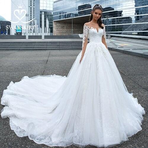 SwanSarah Ballroom Wedding Dresses
