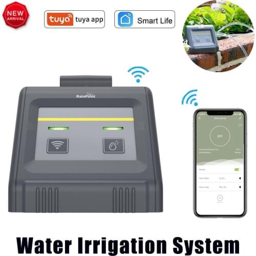 Tuya Smart Garden Watering Irrigation System Automatic Water Pump Timer Drip Controller Smart Life APP Remote Control Monitor