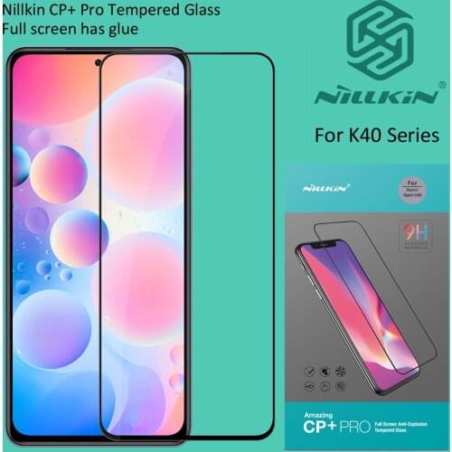 Nillkin Tempered Glass For Poco F3 Xiaomi Redmi K40 Pro Screen Guard Protective oleophobic Full glue