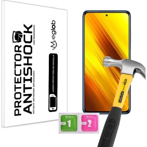 Screen protector Anti-Shock Anti-scratch Anti-Shatter compatible with Xiaomi Poco X3 NFC
