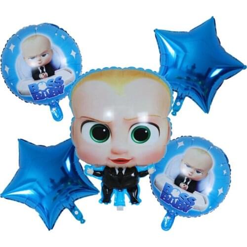 1Set Boss Baby Balloon Foil Balloons Baby Shower Birthday Party Decoration Cartoon Helium Globos Party Kids Toy Helium Globos