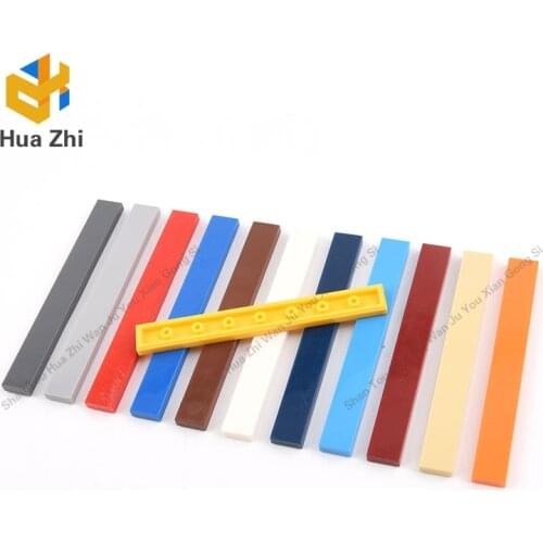 10PCS 4162 Tile 1 x 8 with GrooveBuilding Blocks Parts MOC DIY Education Build Toys Brick