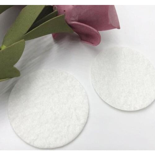 10pcs Felt 40mm Circle Appliques -White Free Shipping F08
