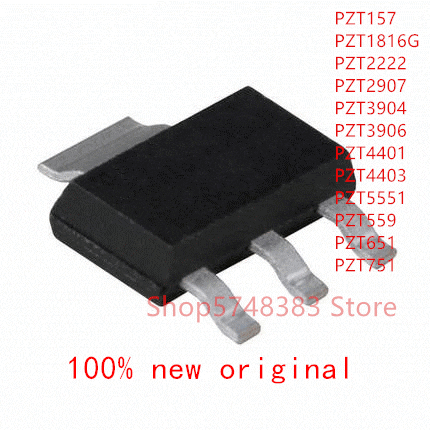 10PCS/LOT PZT157 PZT1816G PZT2222 PZT2907 PZT3904 PZT3906 PZT4401 PZT4403 PZT5551 PZT559 PZT651 PZT751 SOT-223