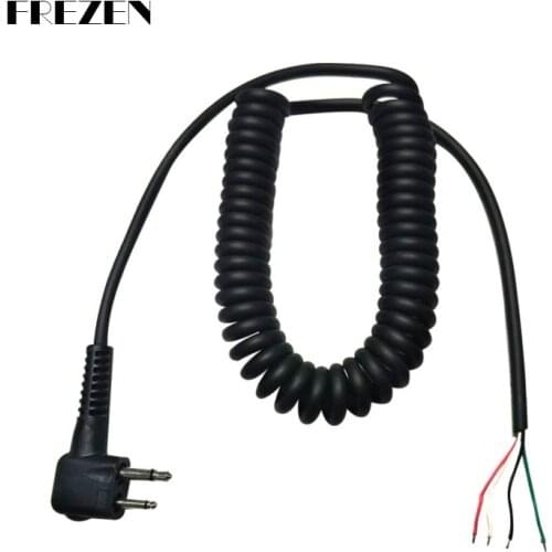 4 Wire Speaker MIC Cable Spring line For Motorola GP2000,GP2100,GP300,GP308,GP68,GP88,GP88S CP88,CP100,CP150 PMMN4013A