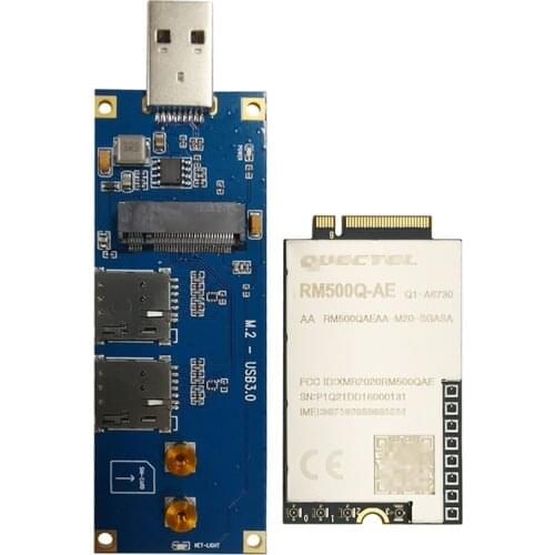 4G 5G modem NGFF M.2 to USB3.0 adapter with Quectel RM500Q-GL RM500Q-AE 5G module