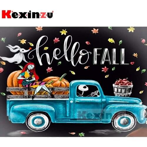 5d diamond painting full Square/Round diamond embroidery-Car pumpkin-rhinestone DIY mosaic Cross Stitch 3D Home Decor Y4679